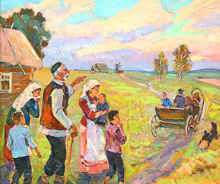 «Тукайны озату». Р.Гыйләҗев рәсеме. 2010 ел.