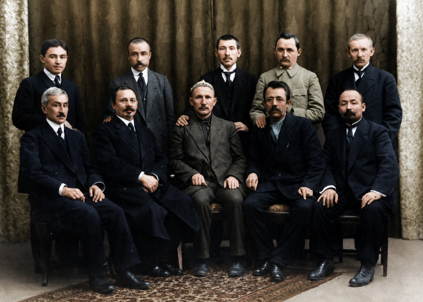 1917 елда Хельсинкида мәчет төзергә ниятләгән татарлар.