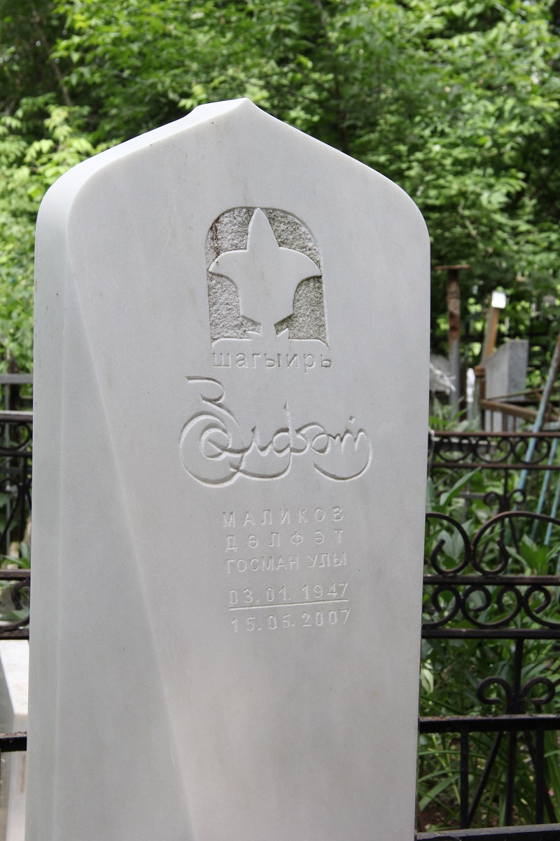 Яңа Татар бистәсендәге зиратта кайбер зыялыларыбызның кабер ташлары. Ленар Гобәйдуллин фотолары. 