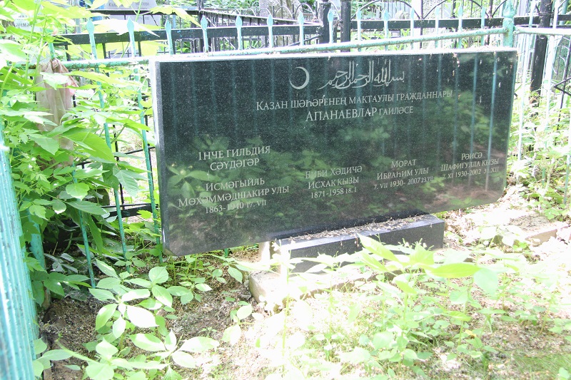 Яңа Татар бистәсендәге зиратта кайбер зыялыларыбызның кабер ташлары. Ленар Гобәйдуллин фотолары. 