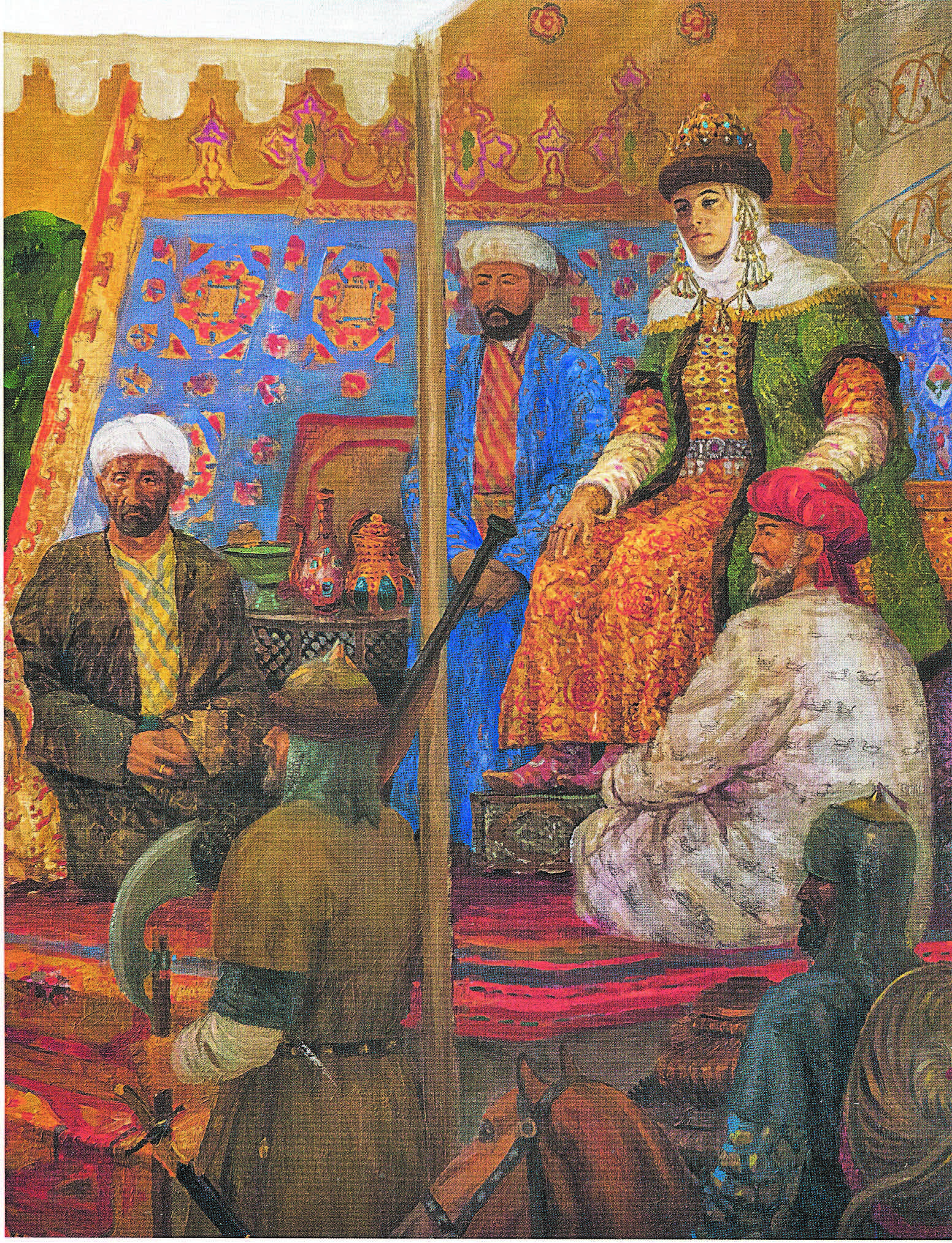 «Нурлы Казан». Фрагмент. Фиринат Халиков рәсеме. 2005 ел.