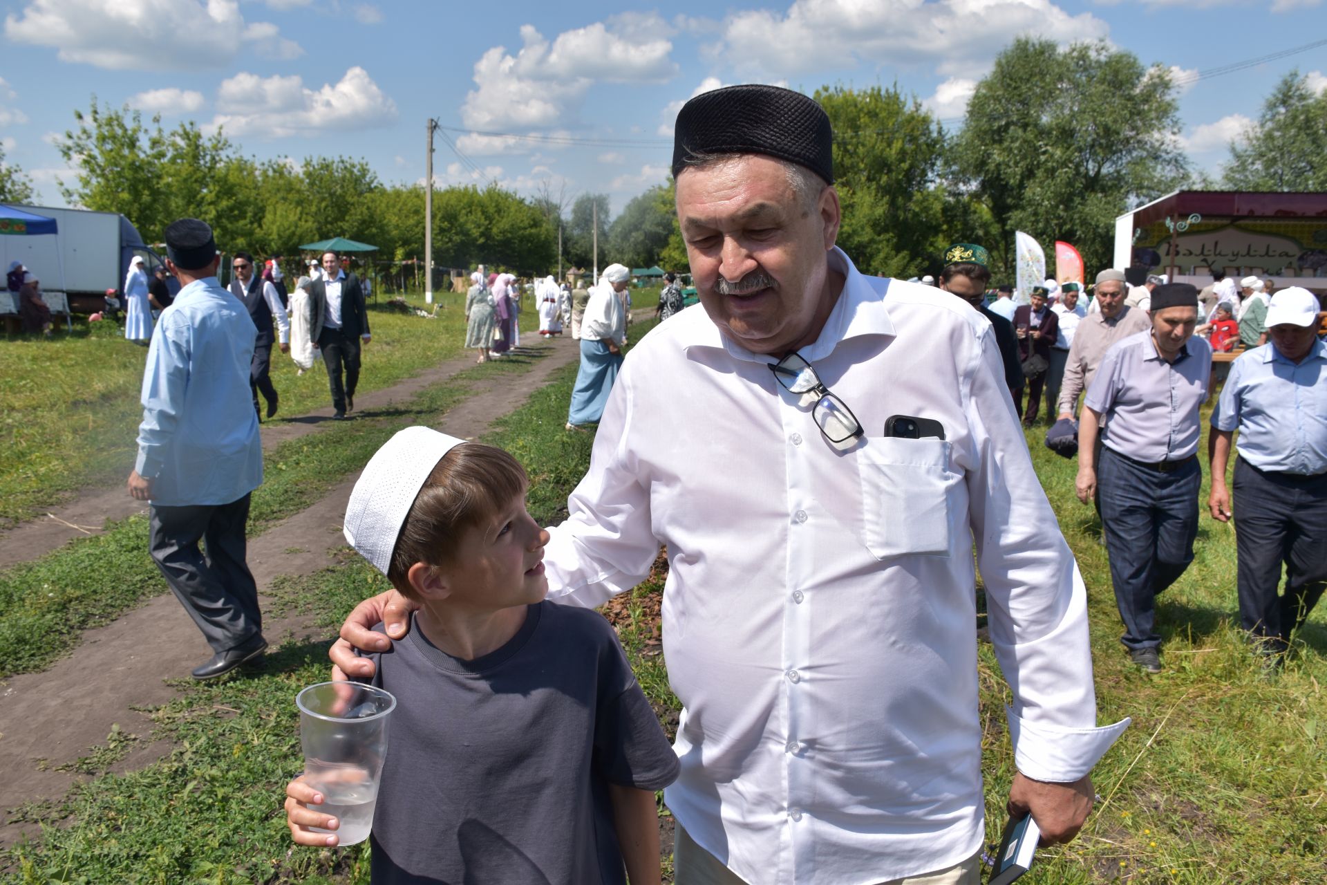 Чүпрәле районы Яңа Ишле авылында Вәлиулла Хәсәнов укулары